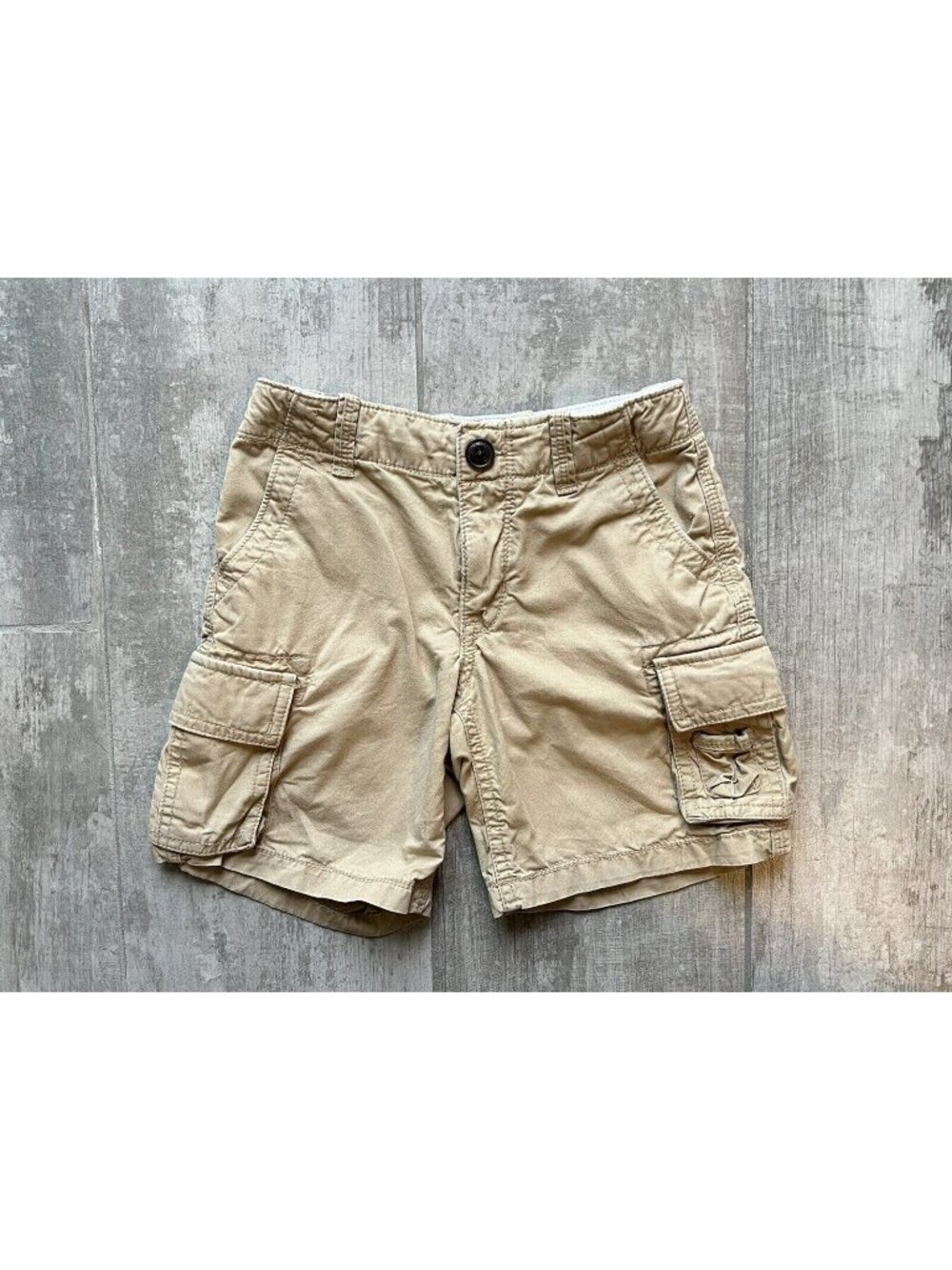 BABY GAP Toddler Boy Cargo Shorts Khaki Tan Beige Casual Everyday School 4T 4..